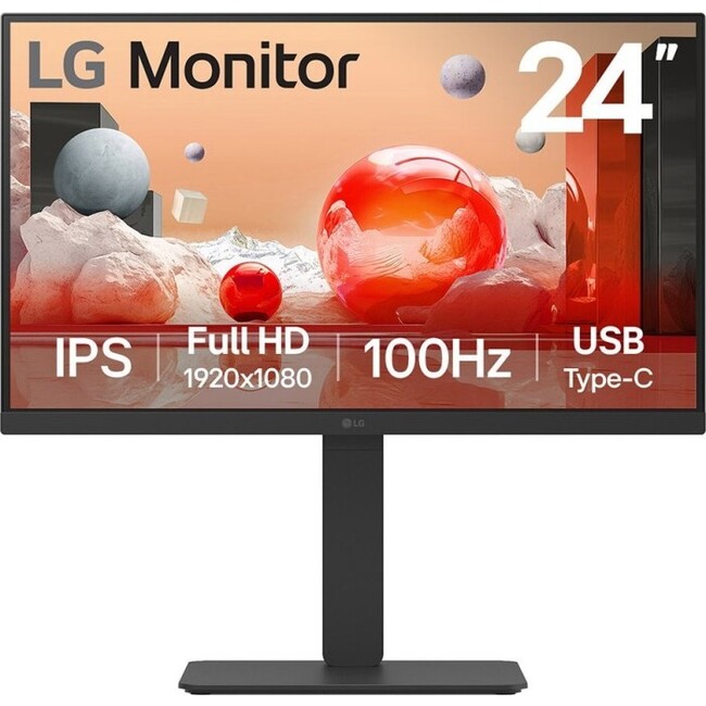 LG - 24BA650-B - התמונה להמחשה בלבד