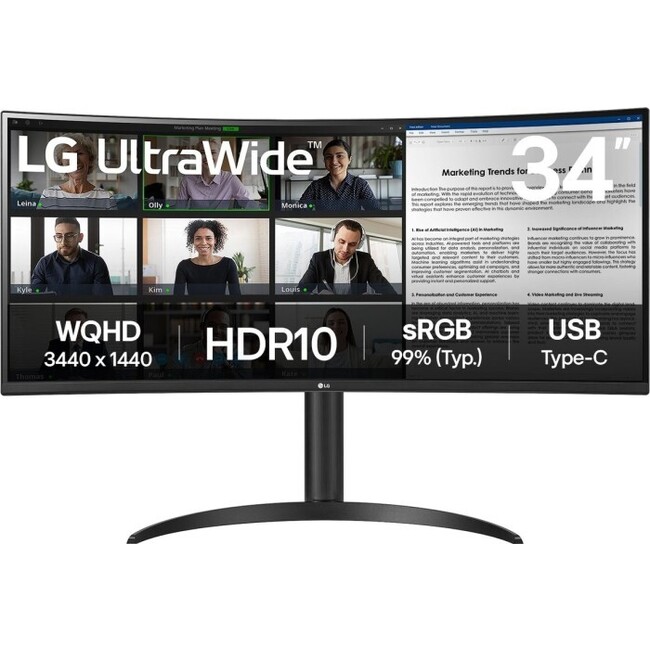 LG - 34WR55QK-B -   