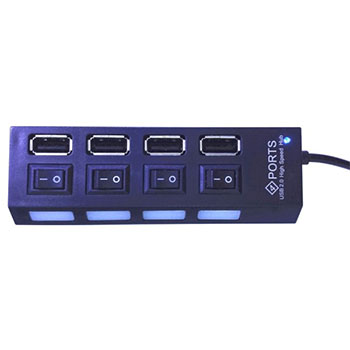 Gold Touch - E-USB2-HUB4A - התמונה להמחשה בלבד