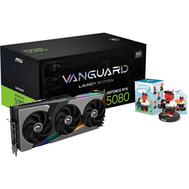 MSI - GeForce-RTX-5080-16G-VANGUARD-SOC-LAUNCH-EDITION -   