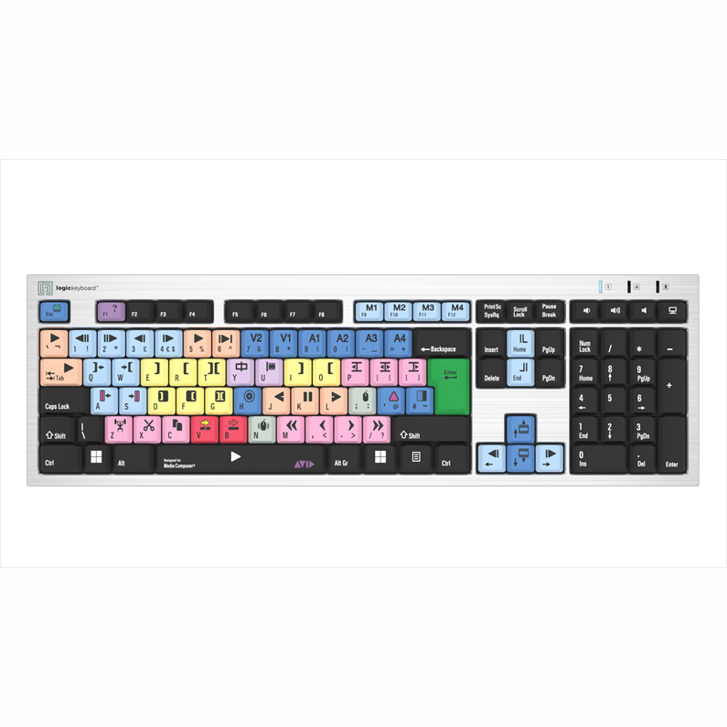 Logickeyboard - LKB-MCOM4-AJPU-UK -   