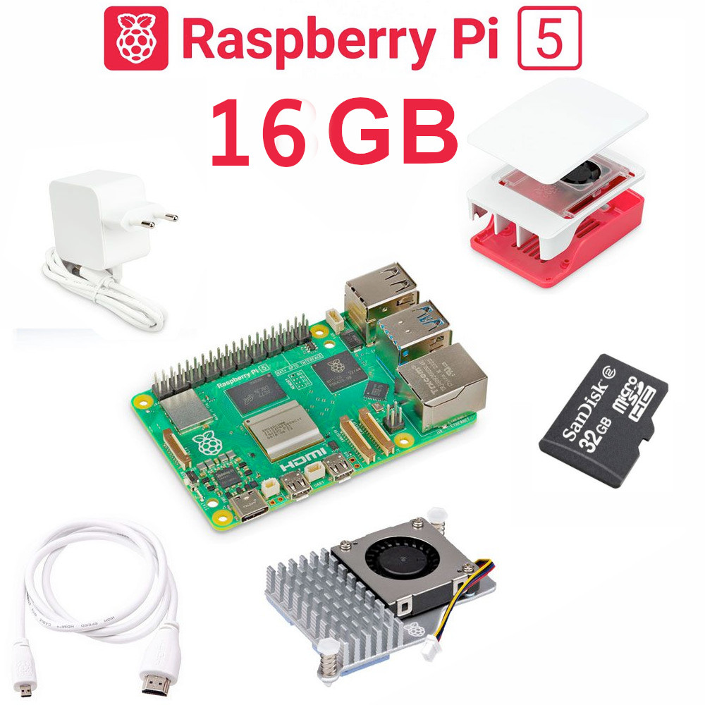 Raspberry Pi - RPI5-16GB-Kit - ������ ������ ����